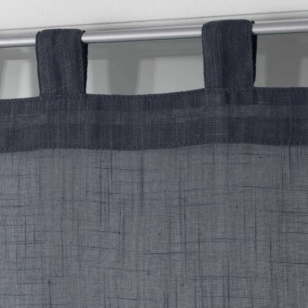 Antracytowe firanki zestaw 2 szt. 60x160 cm Zazy – douceur d'intérieur