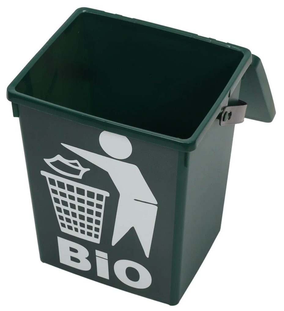 Pojemnik na odpady organiczne z logo BIO, z uchwytem, 5 l
