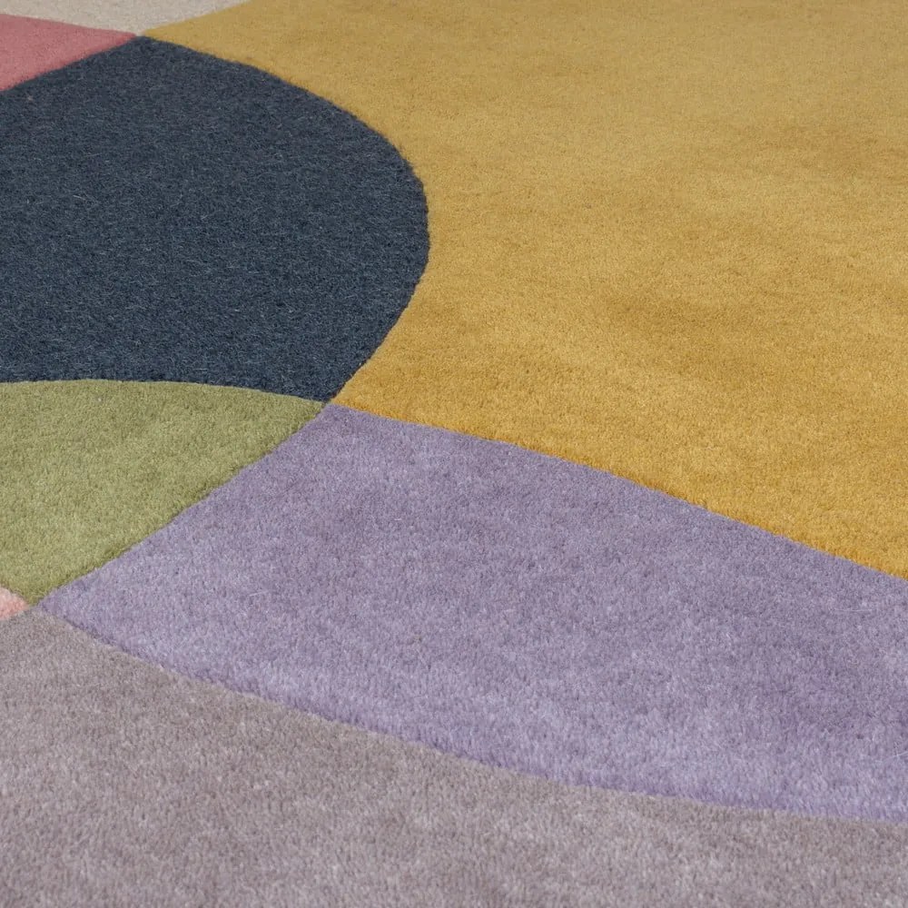 Wełniany okrągły dywan tkany ręcznie ø 160 cm Glow Multi – Flair Rugs