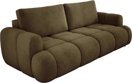 Sofa Kanapa BOMO 3 osobowa z funkcją spania i pojemnikiem w tkaninie SALVADOR 10 WERSAL