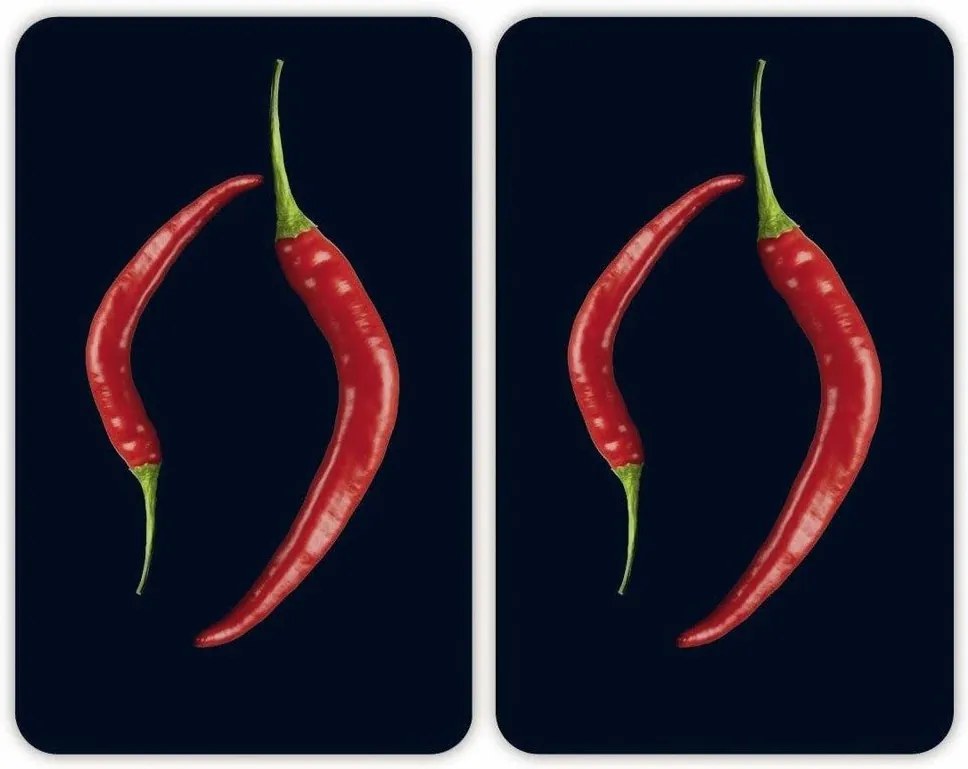 Płyty ochronne na kuchenkę, HOT CHILI DUO – 2 sztuki, WENKO
