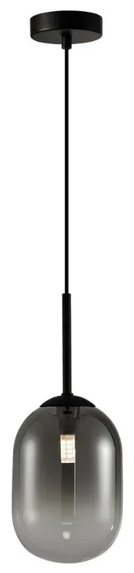 Czarny metalowy zwis - K401 K7-A04