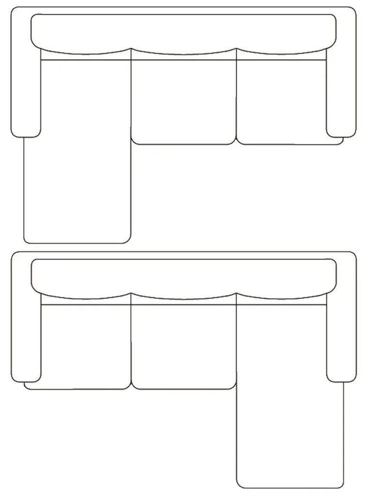 Biała elegancka sofa 3-osobowa – Senzo