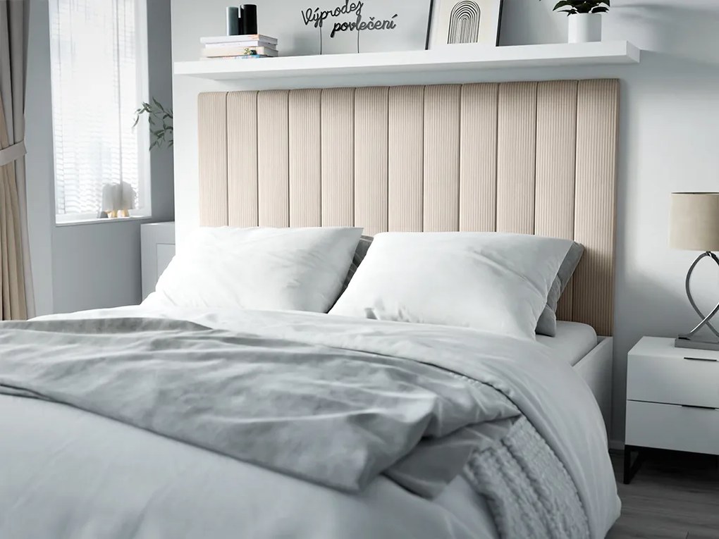 Tapicerowany panel ścienny FRAME LINCOLN 15x90 cm Kolor: Jasnoszary