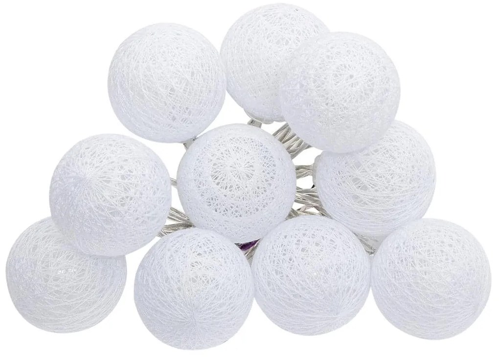 Girlanda świetlna, świecące LED kule, lampki, 10 szt