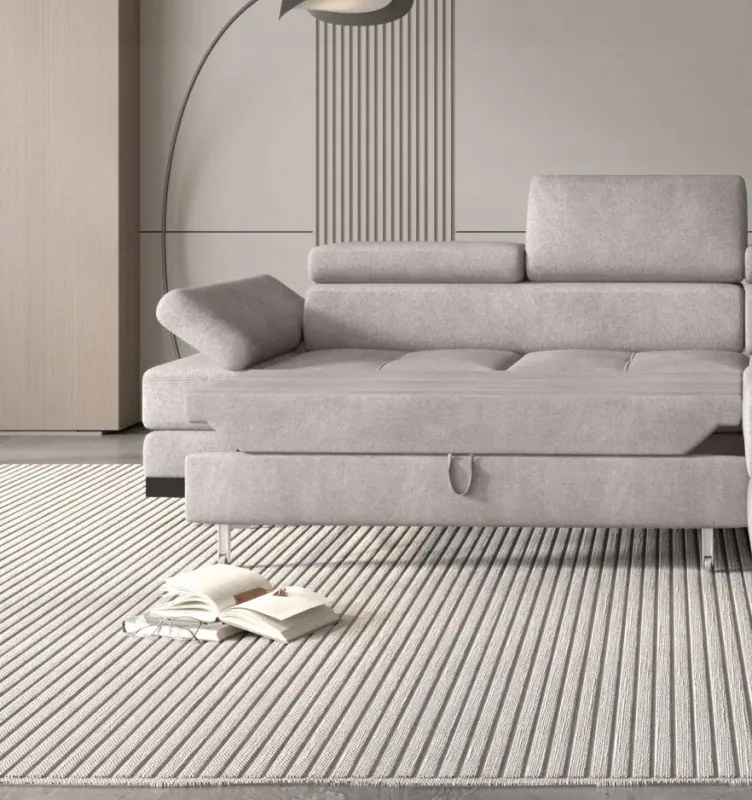 Narożnik EMPORIO L z funkcją spania WERSAL