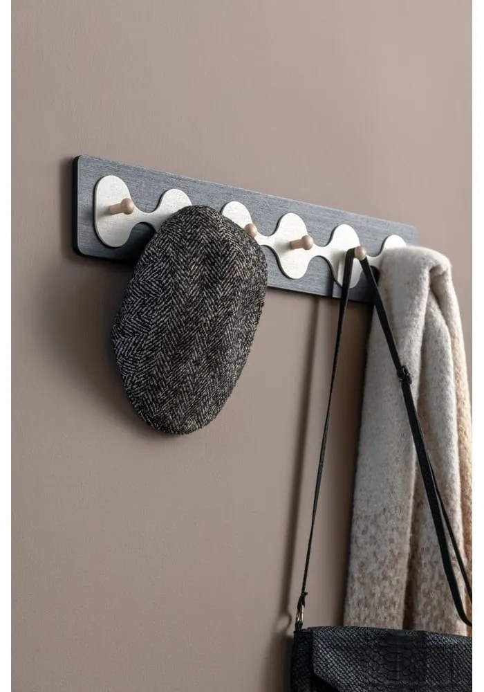 Czarny wieszak ścienny 60 cm Rizar – PT LIVING