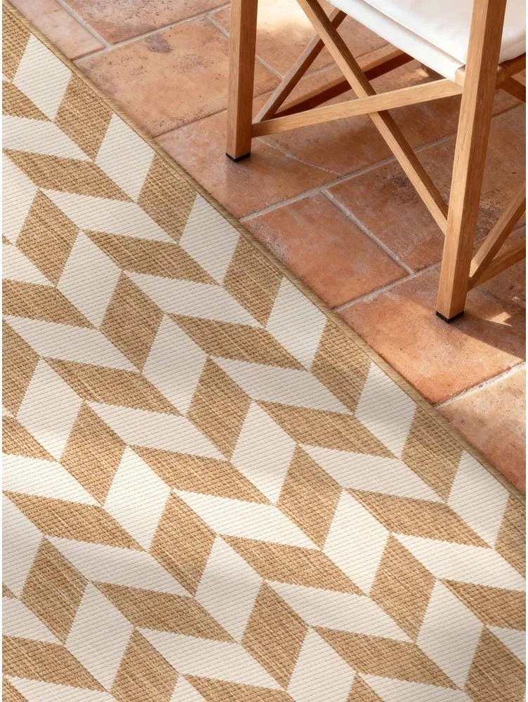 Kremowo-naturalny chodnik odpowiedni na zewnątrz 80x200 cm Haringey Terrick – Ted Baker