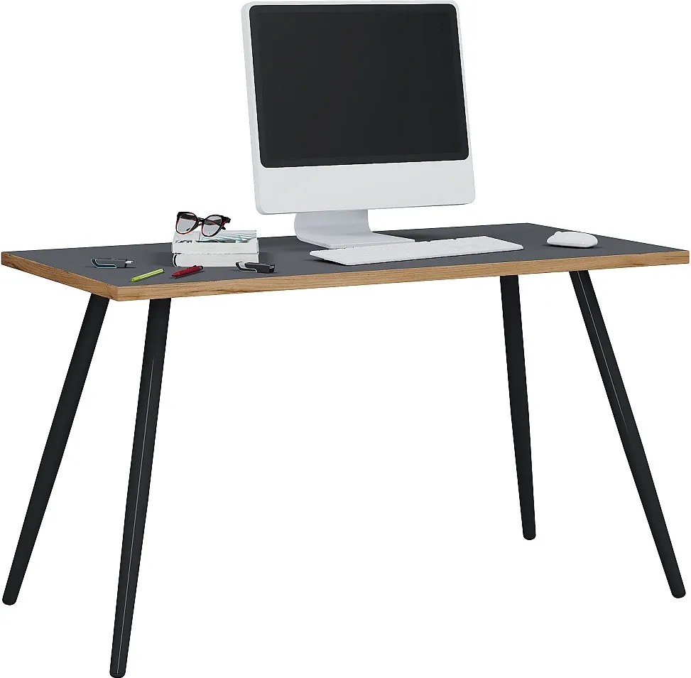 Drewniany stół biurowy Salia 138x80