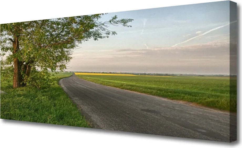 Zdjęcie na płótnie Aleja prowadząca w Nieznane