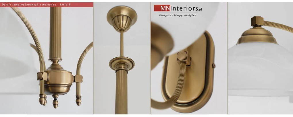 Niski klasyczny żyrandol B-S3K