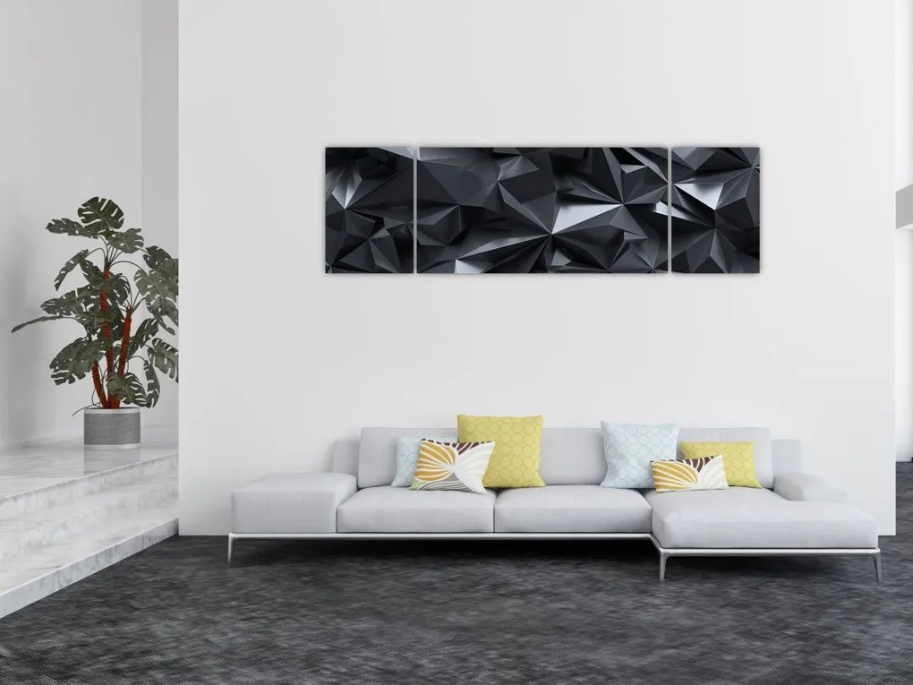 Obraz - Abstrakcja geometryczna (170x50 cm)