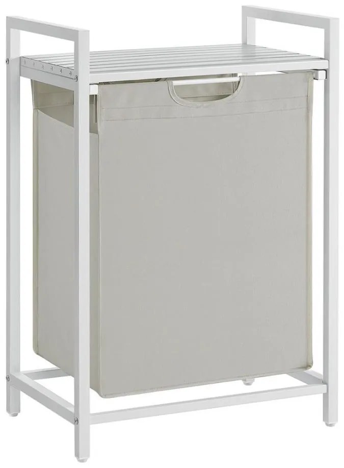 Kosz na pranie REX biały