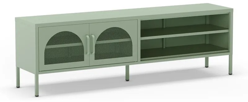 Miętowa szafka pod TV 160x50 cm Diora – Marckeric