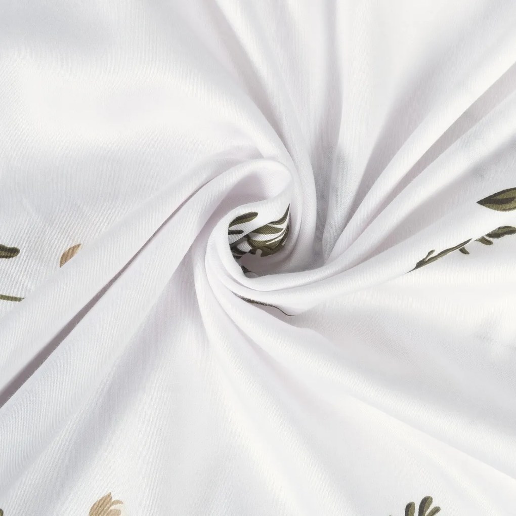 Matex Pościel satynowa Kwiatek łąkowy, 140 x 200 cm, 70 x 90 cm