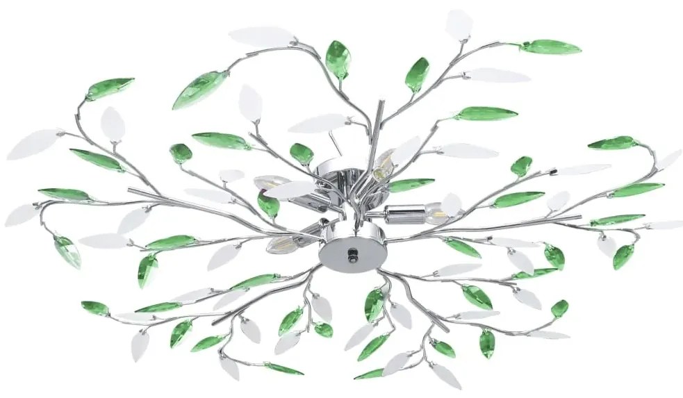 Zielona lampa sufitowa w kształcie liści - EX217 R9-P69