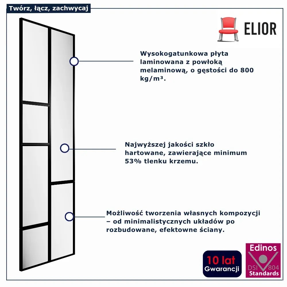 Zestaw paneli lustrzanych 70x210 cm  W2-A52