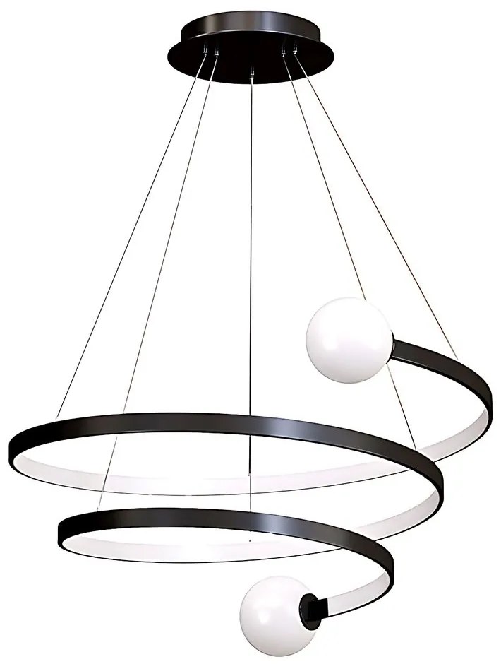 Lampa wisząca LED LHJ029-CP CZARNA