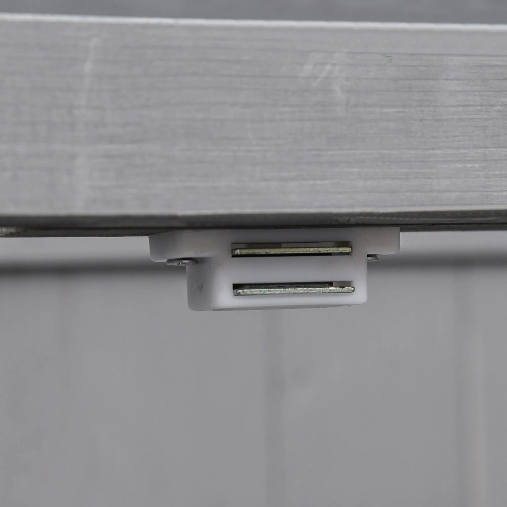 Outsunny szafka na narzędzia z drewna sosnowego 2 półki kolor szary 74x43x88cm | Aosom PL