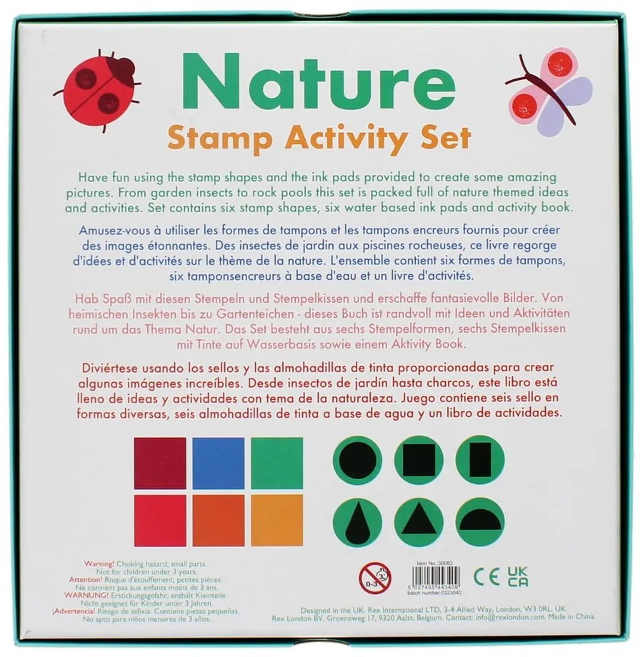Zestaw kreatywny Stamp Activity Set Nature – Rex London