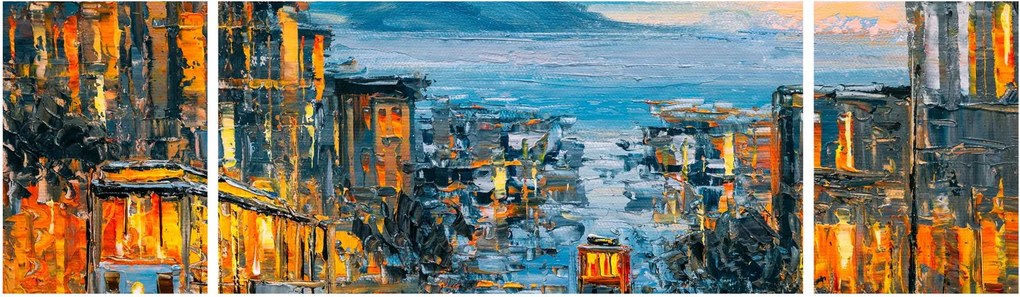 Obraz - Cable Car, San Francisco (170x50 cm)