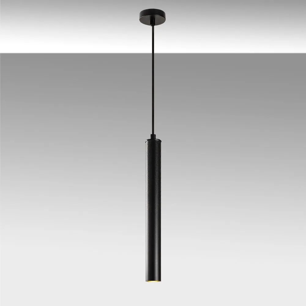 Czarna lampa wisząca z metalowym kloszem ø 4 cm Best – Opviq lights
