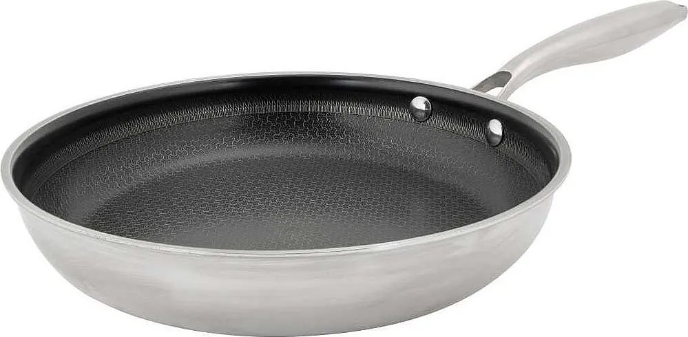 Patelnia COSY & TRENDY HEXAPRO 24 cm stal nierdzewna 3-warstwowa powłoka ceramiczna nieprzywierająca bez PFAS do wszystkich rodzajów kuchenek