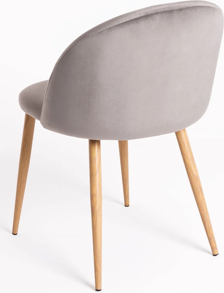 Zestaw 4 Krzese Vint Aksamitne