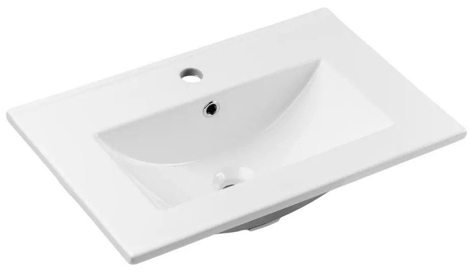 COMAD UM-2060RB DANCE 60-DP - Umywalka podtynkowa DANCE 62x40 cm matowa biała