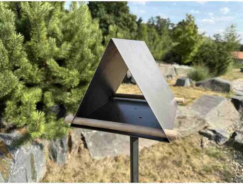 Vela Karmnik dla ptaków 25 x 25 x 20 cm, corten CORGARDEN 1041