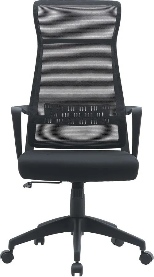 Czarne tapicerowane krzesło biurowe Hoboken – Yes Everyday