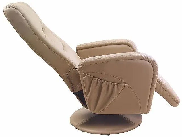 Beżowy Obrotowy Fotel Rozkładany T5-M45