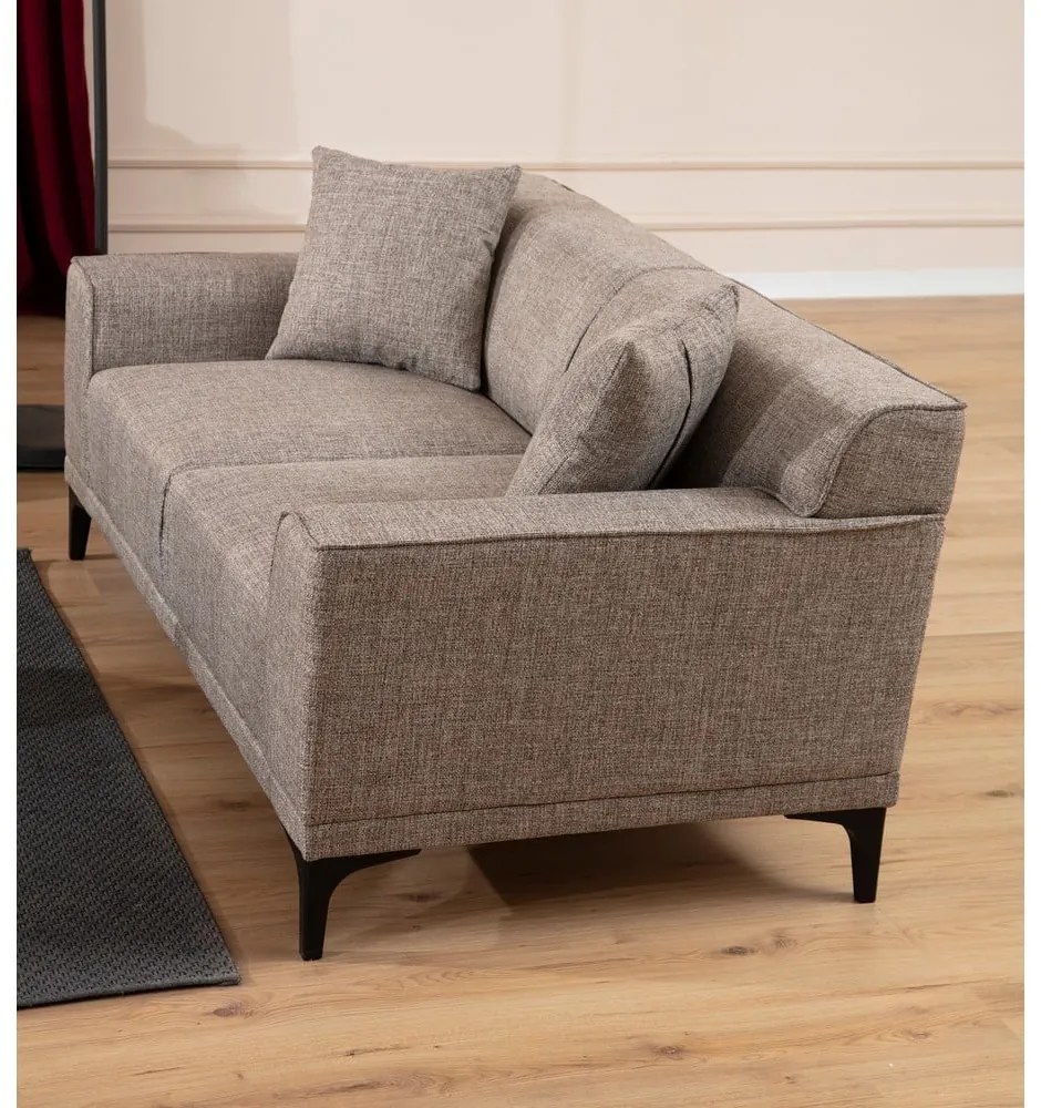 Jasnobrązowa sofa 215 cm Petra – Balcab Home