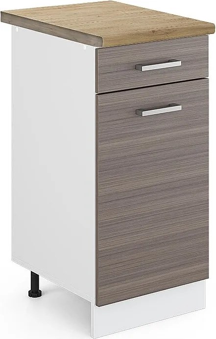 Szafka dolna do kuchni szlachetna szarość 40x60x81.6 r-line