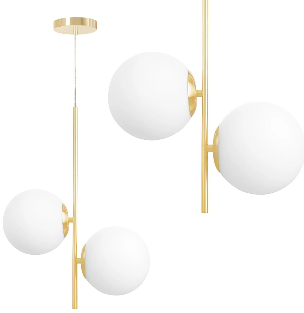 LAMPA SUFITOWA WISZĄCA Gold G118-2CP