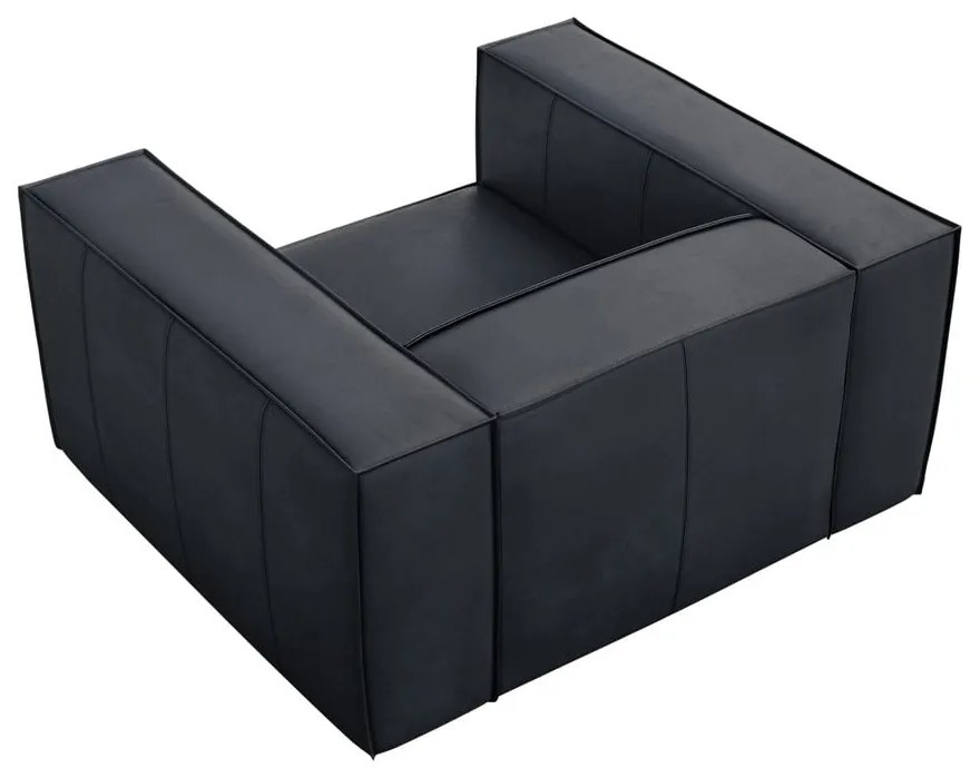 Ciemnoniebieski skórzany fotel Madame – Windsor &amp; Co Sofas
