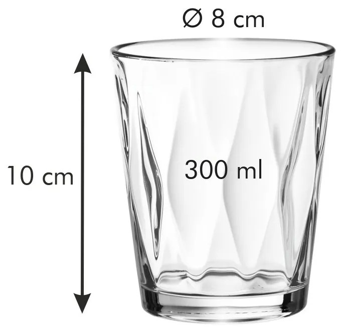Tescoma Szklanka myDRINK Optic 300 ml, 6 szt., 300 ml