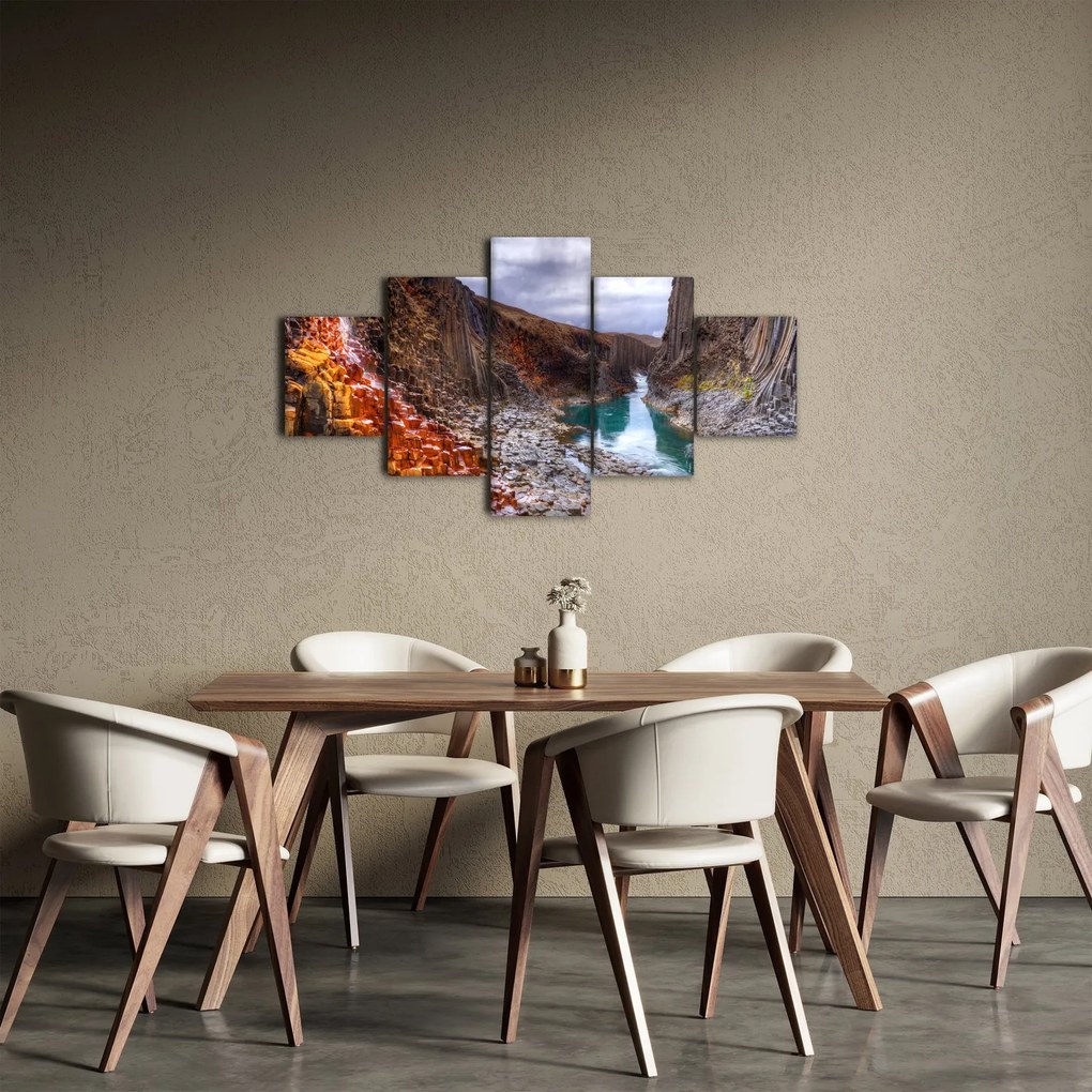 Obraz - Kanion Studlagil (125x70 cm)