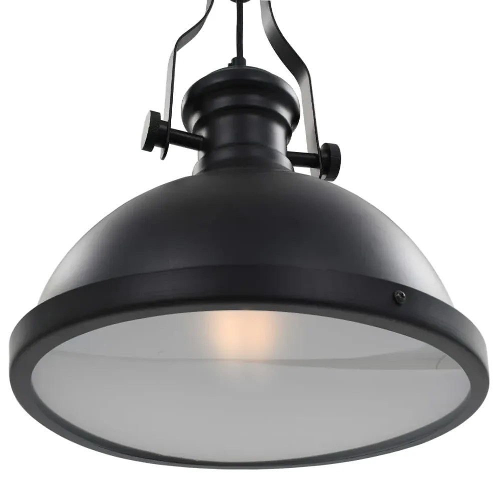 Czarna Industrialna Lampa Sufitowa M5-F01