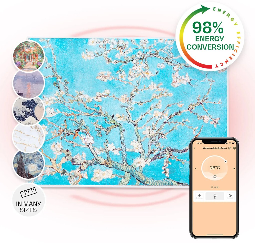 Klarstein Wonderwall Air Art Smart Panel grzewczy na podczerwień