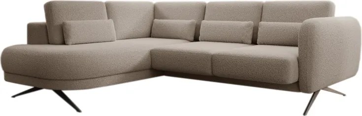 Narożnik ILUSIO L z elektryczną regulacją w tkaninie Now Or Never 16 WERSAL