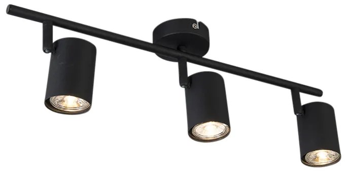 Inteligentne reflektory czarne z regulacją, w tym WiFi GU10 - Jeana 3 Nowoczesny Oswietlenie wewnetrzne