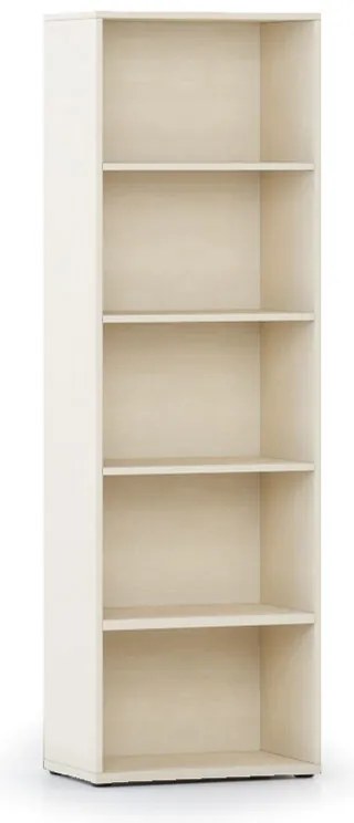 Biblioteka INTEGRO, niska, 1920 x 600 x 400 mm, 4 półki, brzoza