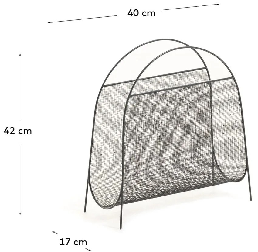 Metalowy gazetnik Aviva – Kave Home