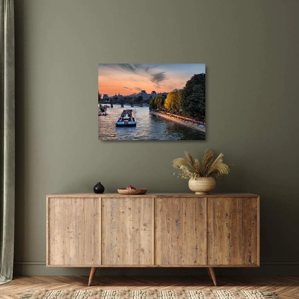 Obraz na szkle - statek na rejsie widokowym (70x50 cm)