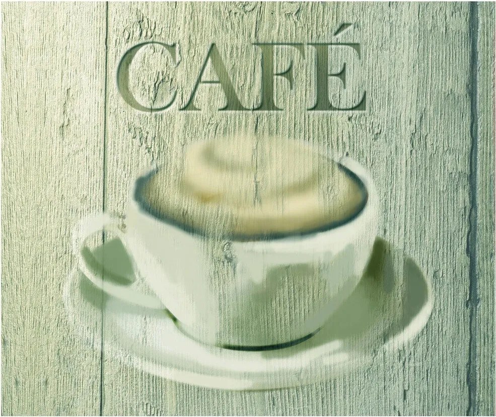 Szklana płyta ochronna CAFE na ścianę - 50 x 60 cm, WENKO