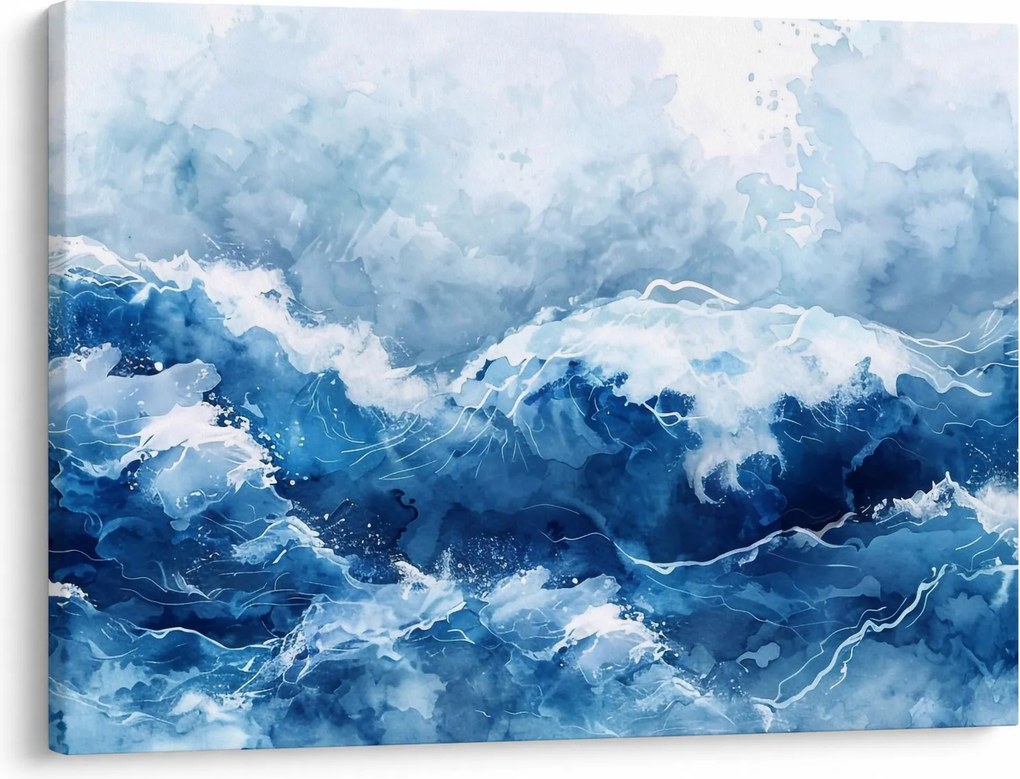 Obraz - Ilustracja przedstawiająca morze (70x50 cm)