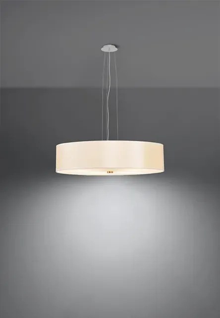Biały minimalistyczny okrągły żyrandol - EX699 W0-T84
