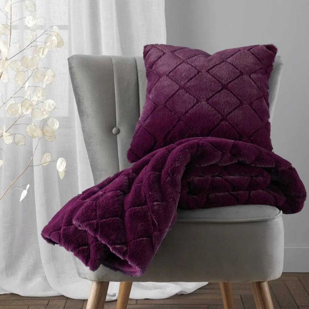 Koc z mikropluszu 130x170 cm Cosy Diamond – Catherine Lansfield