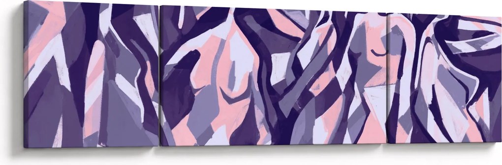 Obraz - Abstrakcyjne kobiety (170x50 cm)